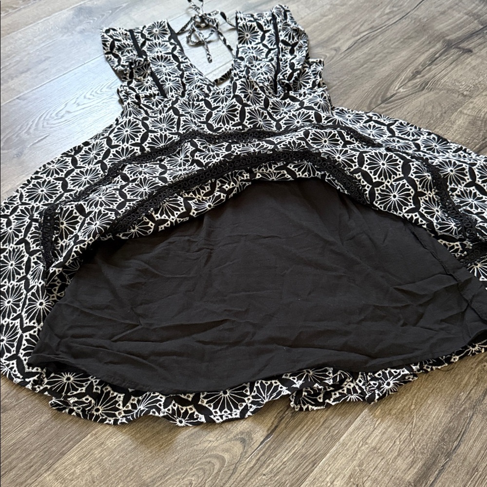 Bardot SIERRA frill dress Black and White Patterned Mini Dress ( worn once) - Picture 8 of 10